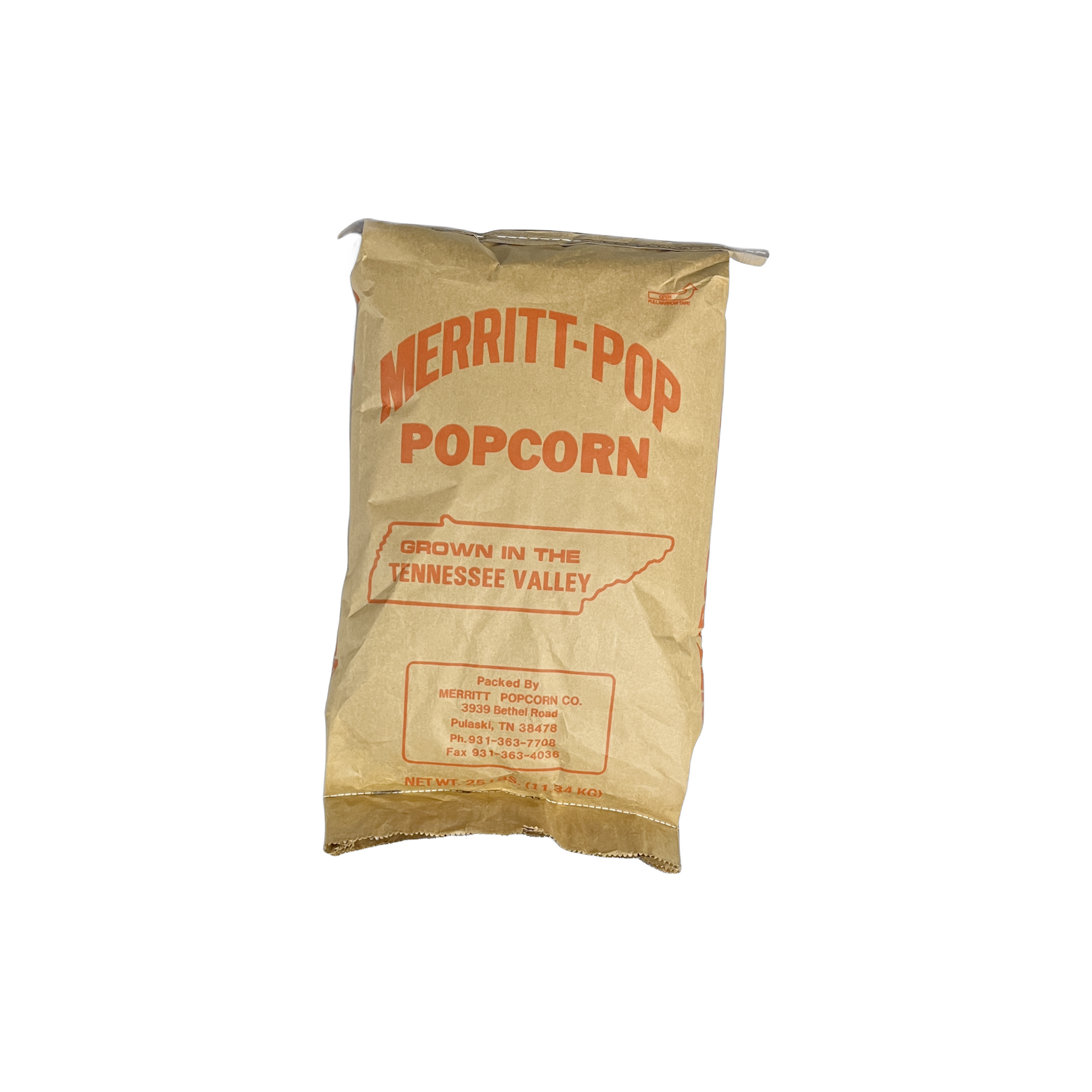 Popcorn 25# Bag – Merritt Popcorn Co.